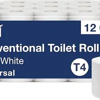Tork 120776 Kleinrollen Toilettenpapier extra (30-er Pack), 30 x 400 Blatt | Universal Qualität für T4 Kleinrollensysteme / 2-lagiges WC-Papier, lang und reißfest