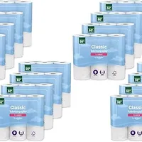 by Amazon Classic Toilettenpapier, 3-lagig, 144 Rollen (16 Pack à 9 Rollen), 200 Blatt pro Rolle, FSC-zertifiziert