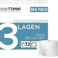 Toilettenpapier 3-lagig | 72 Rollenx250 Blatt | Großpackung
