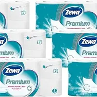 Zewa Premium 5-lagiges Toilettenpapier Jumbo 6er Pack - 6x 8 Rollen à 110 Blatt