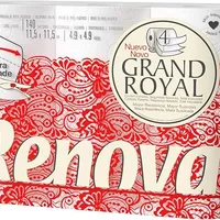 Renova Toilettenpapier 200105437 Renova Grand Royal 4-lagig – 6 Rollen, Large