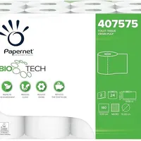 Papernet Bio Tech, 24 Rollen Toilettenpapier, 2-lagig